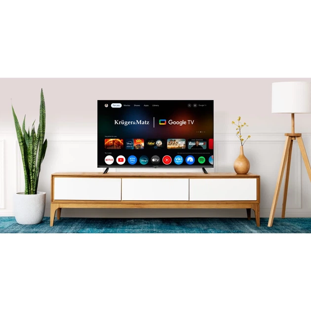 Телевизор Krüger&Matz 43" FHD Google TV DVB-T2/S2/T/C H.265 HEVC (KM0243FHD-G) - изображение 11