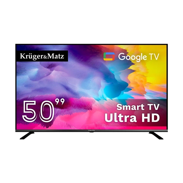 Телевизор Krüger&Matz 50" UHD Google TV 5.0 DVB-T2/T/C H.265 HEVC (KM0250UHD-G2) - Фото 1 Телевизор Krüger&Matz 50" UHD Google TV 5.0 DVB-T2/T/C H.265 HEVC (KM0250UHD-G2) - изображение 1