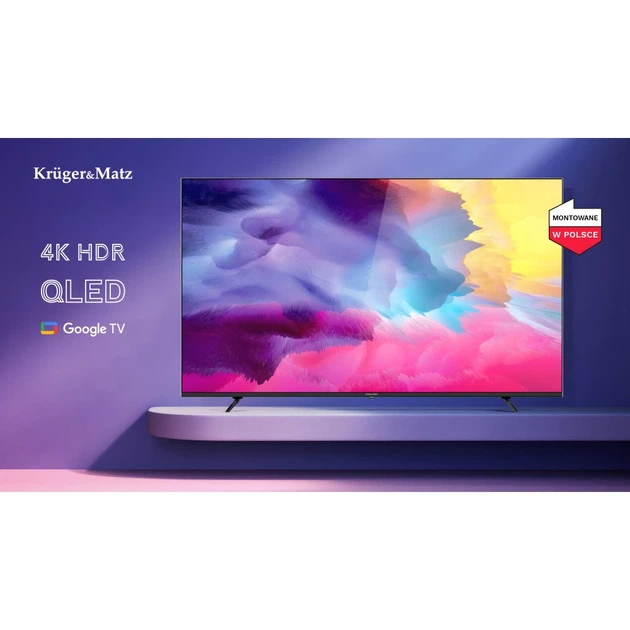 Телевизор Krüger&Matz 86" QLED UHD Smart DVB-T2/S2 H.265 (KM0286UHD-G2) - Фото 7 Телевизор Krüger&Matz 86" QLED UHD Smart DVB-T2/S2 H.265 (KM0286UHD-G2) - изображение 7