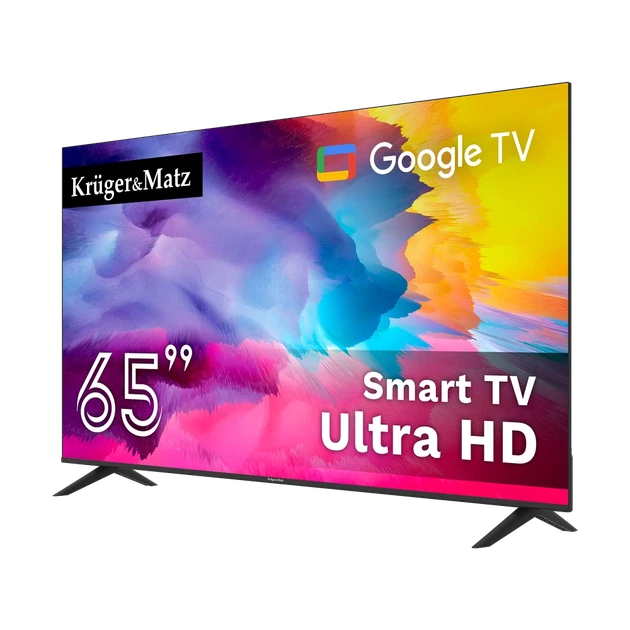 Телевизор Krüger&Matz 65" UHD Google TV 5.0 DVB-T2/T/C H.265 HEVC (KM0265UHD-G) - Фото 2 Телевизор Krüger&Matz 65" UHD Google TV 5.0 DVB-T2/T/C H.265 HEVC (KM0265UHD-G) - изображение 2