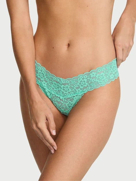 Трусики танга женские Victoria's Secret 408746188 2XL Бирюзовые (1162842848) - Фото 1 Трусики танга женские Victoria's Secret 408746188 2XL Бирюзовые (1162842848) - изображение 1