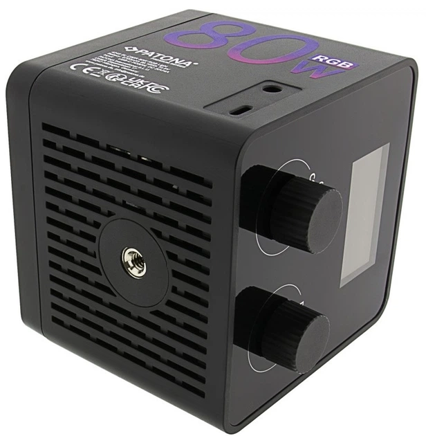 Акумуляторне світлодіодне світло PATONA Premium SL-C80R 80W RGB COB Адаптер Bowens (4055655252225) - Фото 9 Акумуляторне світлодіодне світло PATONA Premium SL-C80R 80W RGB COB Адаптер Bowens (4055655252225) - зображення 9