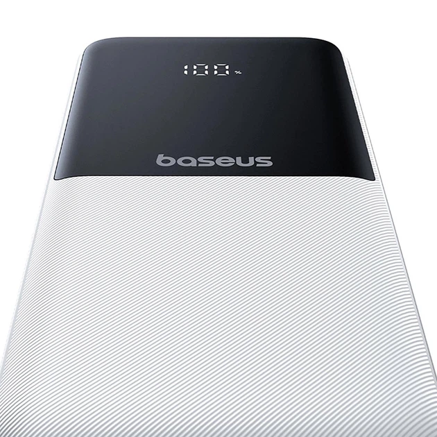 УМБ Baseus Lipow 10000mAh 22.5W QC3.0/PD White (P10079101213-00) - Фото 6 УМБ Baseus Lipow 10000mAh 22.5W QC3.0/PD White (P10079101213-00) - зображення 6