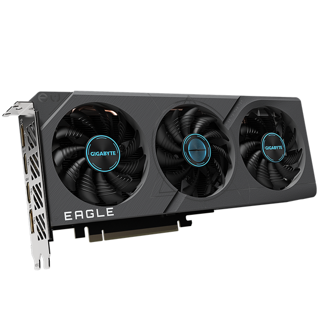Відеокарта GeForce RTX 4060 8GB Gigabyte Eagle OC (GV-N4060EAGLE OC-8GD) Б/В - Фото 2 Відеокарта GeForce RTX 4060 8GB Gigabyte Eagle OC (GV-N4060EAGLE OC-8GD) Б/В - зображення 2