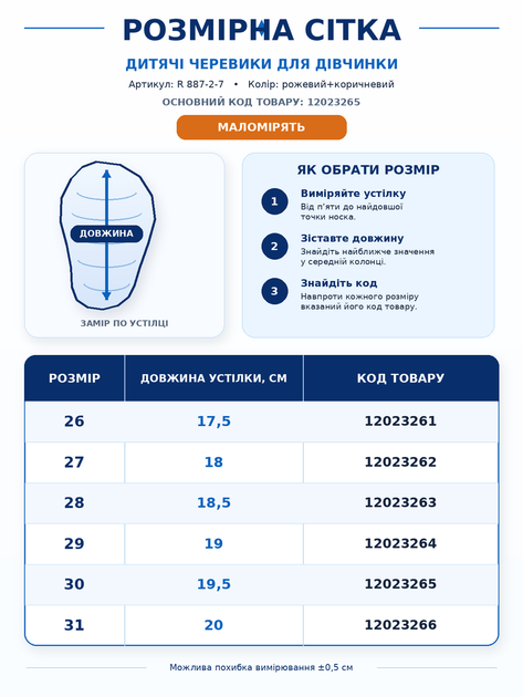 Детские демисезонные ботинки для девочки розово-коричневые с подсветкой подошвы на флисе (R 887-2-7) 28 - Фото 4 Детские демисезонные ботинки для девочки розово-коричневые с подсветкой подошвы на флисе (R 887-2-7) 28 - изображение 4