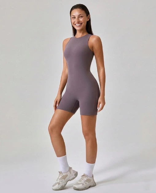 Женский компрессионный комбинезон Nordvik Sculpt-X Pro Фиолетовый M - изображение 3
