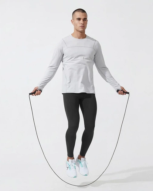 Мужские беговые тайтсы Nordvik Run-ProTech Черный XL - изображение 5