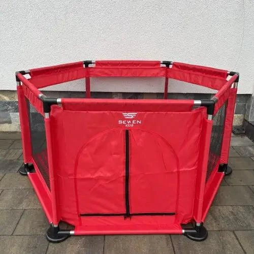 Манеж детский Malatec 125х113х64 см Красный - изображение 3