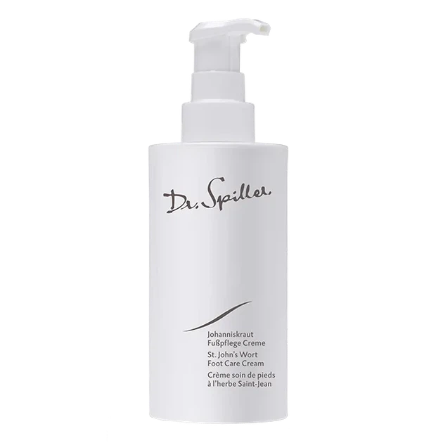 Dr. Spiller St. John’s Wort Foot Care Cream — живильний та освіжальний крем для сухої шкіри стоп, 200 мл - Фото 1 Dr. Spiller St. John’s Wort Foot Care Cream — живильний та освіжальний крем для сухої шкіри стоп, 200 мл - зображення 1