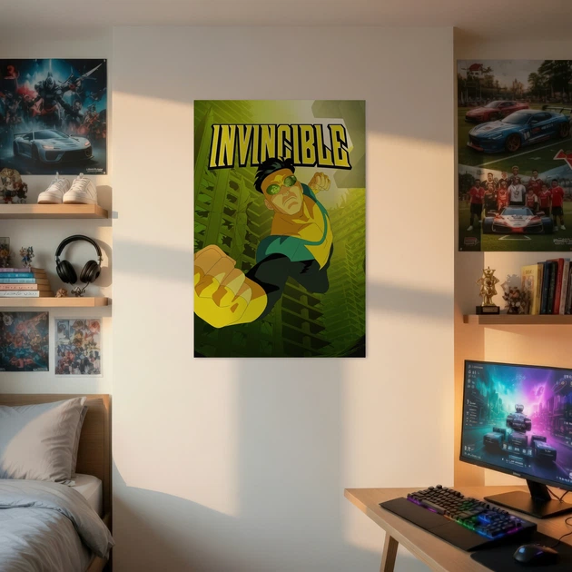 Постер Невразливий, Invincible, декор кімнати підлітка, вільтруміт, A1 90×60 см (id7357) - зображення 2