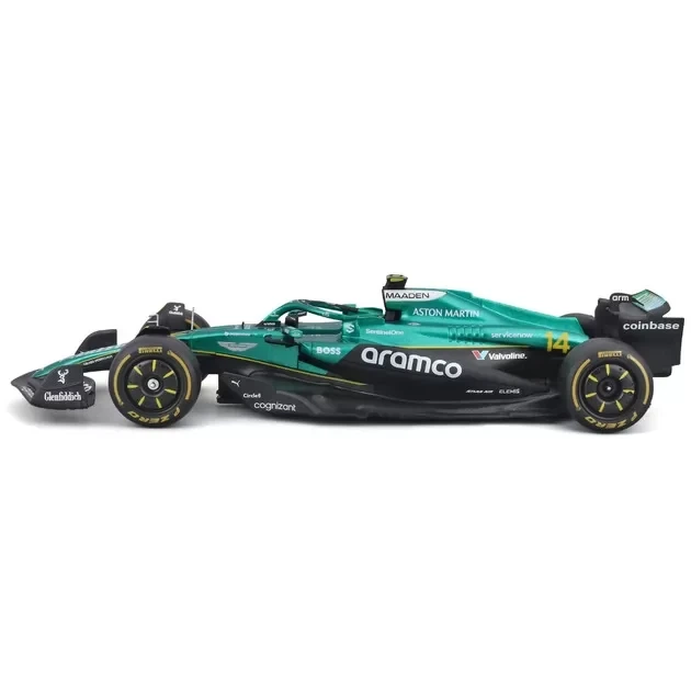 Коллекционная модель Bburago Aston Martin AMR25 Формула-1 2025 с фигуркой 1:24 18-28071 #14 - изображение 7