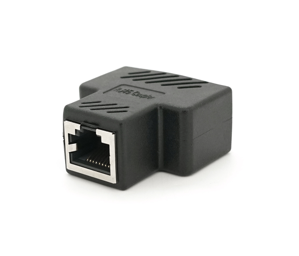 Разветвитель RJ45 8P8C мама / 2X мама RJ45 для разветвления кабеля, экранированный, черный - Фото 2 Разветвитель RJ45 8P8C мама / 2X мама RJ45 для разветвления кабеля, экранированный, черный - изображение 2