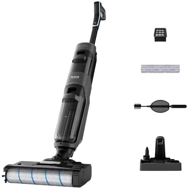 Акумуляторний миючий пилосос Tefal X-Clean 4 GF5035F0 - Фото 1 Акумуляторний миючий пилосос Tefal X-Clean 4 GF5035F0 - зображення 1