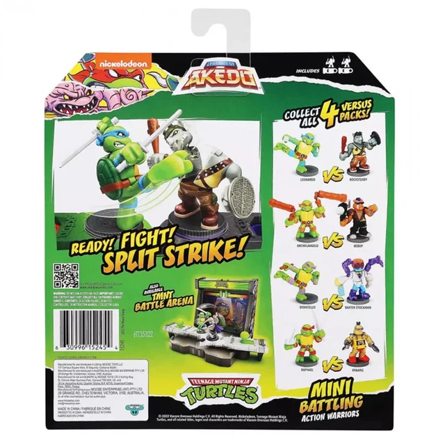 Игровой набор Akedo TMNT Набор для поединка Рафаэль и Кренг (123223) - Фото 4 Игровой набор Akedo TMNT Набор для поединка Рафаэль и Кренг (123223) - изображение 4