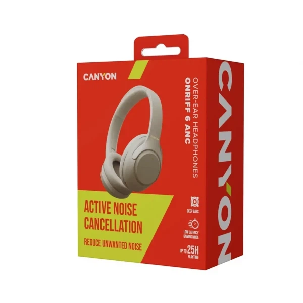 Наушники Canyon OnRiff 6 anc Grey (cns-cbths6gy) - изображение 3