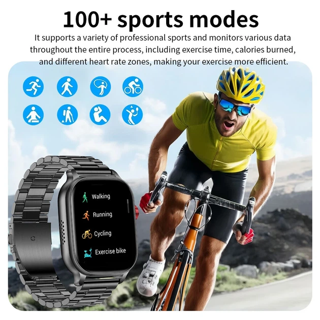 Смарт-часы UWatch Smart Energy Rubber Black 5BAR с 2 ремешками, чёрные - Фото 7 Смарт-часы UWatch Smart Energy Rubber Black 5BAR с 2 ремешками, чёрные - изображение 7