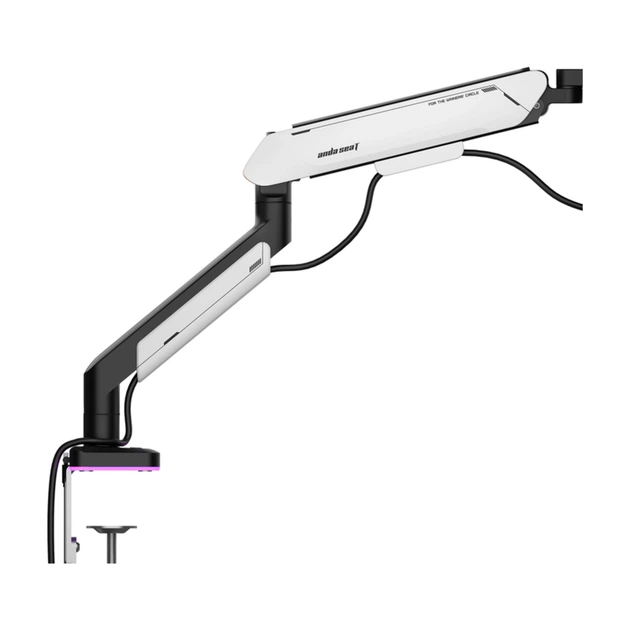 Крепление для монитора Anda Seat Stealth PRO II RGB 17''-42'' White (AD-W-A9X-1S-BW) - изображение 4