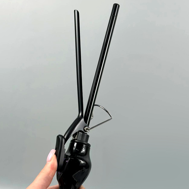 Плойка для волосся 10mm LED дисплей керамічне покриття VGR V-573 Фіолетовий - зображення 3