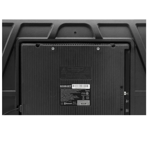 Телевізор 24' Romsat 24HN93ST2, 1366x768, 60 Гц, Smart TV, Android 14, DVB-T2/С, HDMI/VGA, USB, VESA 100x0 - изображение 6