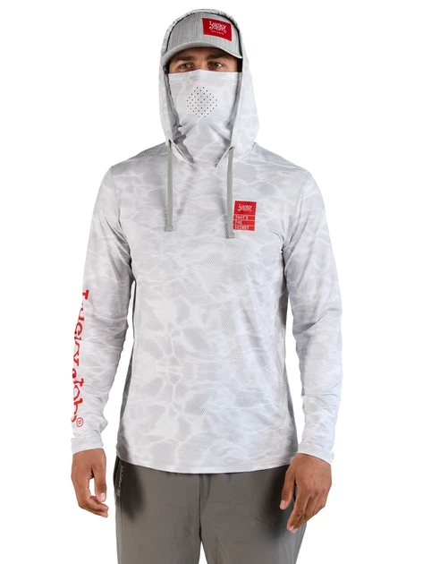 Джемпер с капюшоном Lucky John Sun Pro Hoodie Gray быстросохнущий 04 р. XL - изображение 2