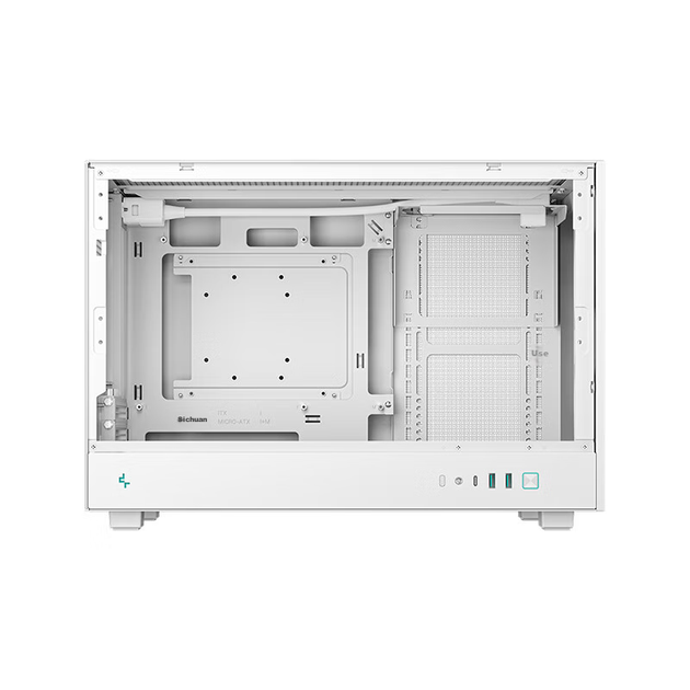 Корпус для комп'ютера DEEPCOOL CH260, білий, підтримує материнські плати M-ATX для заднього монтажу, підтримує водяне охолодження 360 мм, блок живлення ATX, сумісний з відеокартами 388 мм, порт Type-C - зображення 8