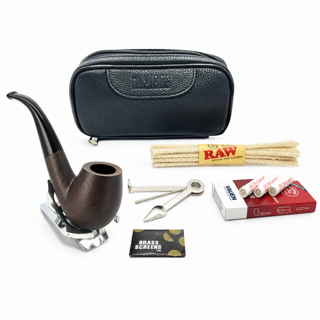 Люльковий набір Muxiang Ebony gift pipe set 9mm filter BK - Фото 3 Люльковий набір Muxiang Ebony gift pipe set 9mm filter BK - изображение 3