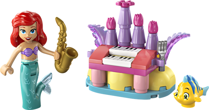 Конструктор LEGO Disney Princess Музичні розваги Аріель і Флаундера з нагоди дня народження 39 деталей (30720) - зображення 2