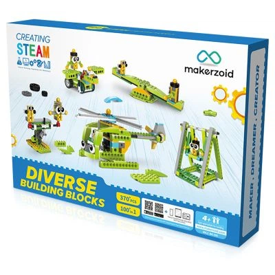 Конструктор Makerzoid Diverse Building Blocks (MKZ-BK-DB) - Фото 1 Конструктор Makerzoid Diverse Building Blocks (MKZ-BK-DB) - изображение 1