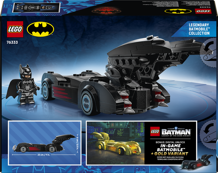 Zestaw klocków LEGO Super Heroes Batmobil z filmu Batman i Robin 272 elementy (76333) - obraz 9