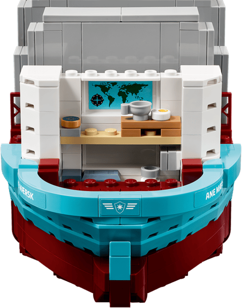 Конструктор LEGO Контейнеровоз Maersk с двухтопливным двигателем 1516 деталей (40955) - Фото 5 Конструктор LEGO Контейнеровоз Maersk с двухтопливным двигателем 1516 деталей (40955) - изображение 5