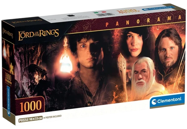 Puzzle Clementoni The Lord of the Rings Panorama 1000 elementów (39502) (8005125395026) - Zdjęcie 1 Puzzle Clementoni The Lord of the Rings Panorama 1000 elementów (39502) (8005125395026) - obraz 1
