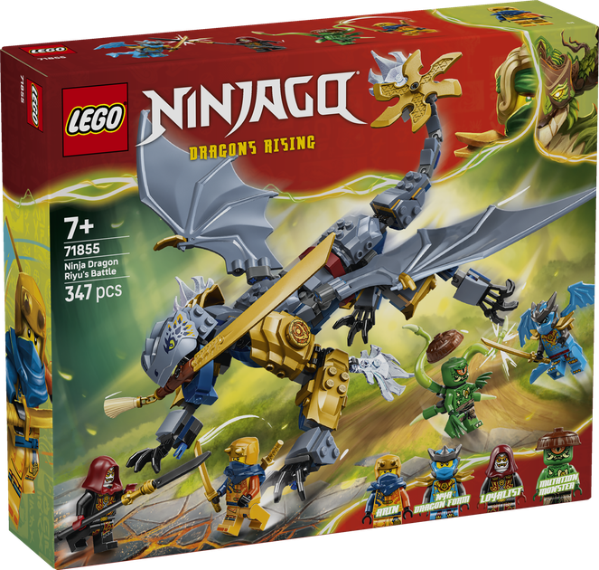 Конструктор LEGO Ninjago Битва дракона Рию 347 элемента (71855) - изображение 3