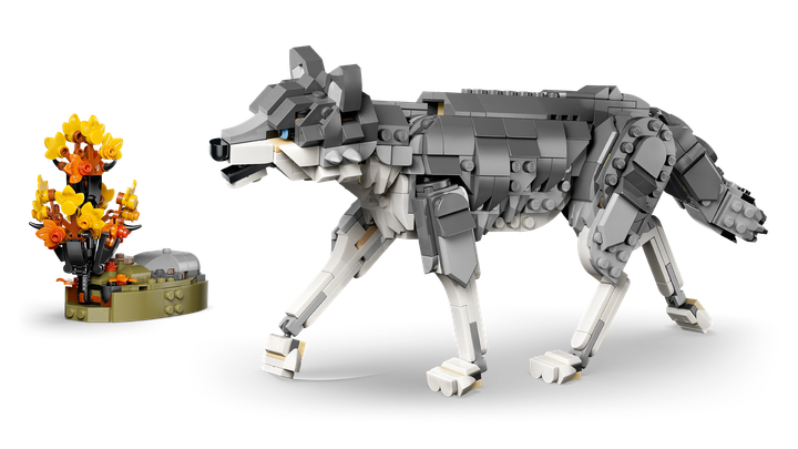 Конструктор LEGO Creator Лесные животные: Серый волк 657 элемента (31393) - Фото 6 Конструктор LEGO Creator Лесные животные: Серый волк 657 элемента (31393) - изображение 6