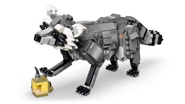 Конструктор LEGO Creator Лесные животные: Серый волк 657 элемента (31393) - Фото 9 Конструктор LEGO Creator Лесные животные: Серый волк 657 элемента (31393) - изображение 9