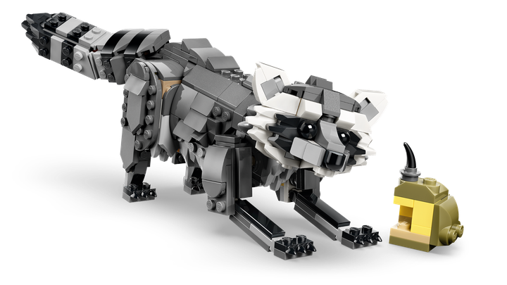 Zestaw klocków LEGO Creator Lesne zwierzęta: Wilk szary 657 elementy (31393) - obraz 10