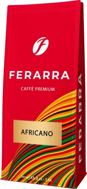 Кофе в зернах Ferarra Africano 1 кг арабика средней обжарки цитрус апельсин нектарин ягоды карамель миндаль грейпфрут с кофеином - изображение 8