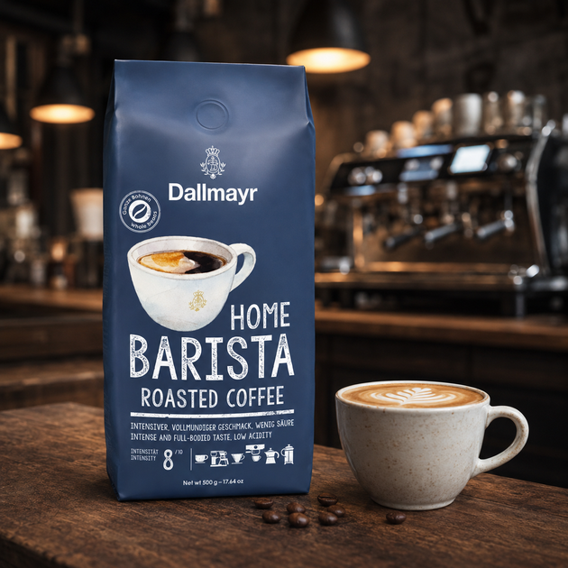 Кава в зернах Dallmayr Home Barista Roasted 500 гр - зображення 4