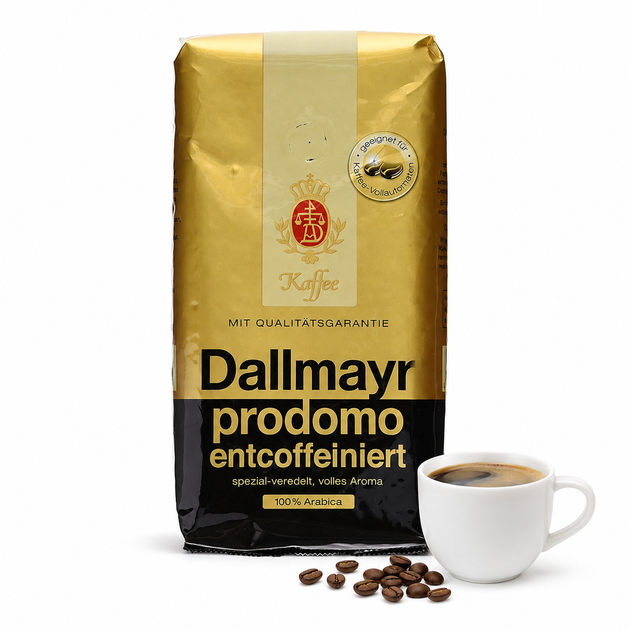 Кава в зернах Dallmayr Prodomo Decaffeinato 500 гр - Фото 3 Кава в зернах Dallmayr Prodomo Decaffeinato 500 гр - зображення 3