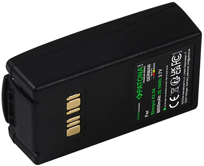 Bateria PATONA Premium do Datalogic Skorpio X3 BT-0015 BT-0016 (4055655251730) - obraz 2