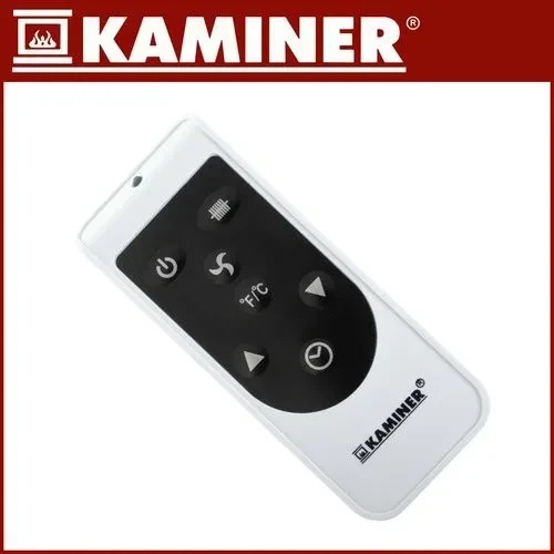 Электрический конвекторный обогреватель Kaminer Ziflo 2300 Вт белый с Wi-Fi, пультом ДУ, турбовентилятором и LCD дисплеем - изображение 3