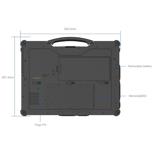 Ноутбук Vinga Scout X14A (X14A-1255321024B) - Фото 12 Ноутбук Vinga Scout X14A (X14A-1255321024B) - зображення 12