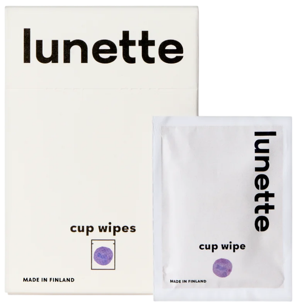 Chusteczki do czyszczenia kubeczków menstruacyjnych Lunette 20 szt (6430024460032) - Zdjęcie 1 Chusteczki do czyszczenia kubeczków menstruacyjnych Lunette 20 szt (6430024460032) - obraz 1