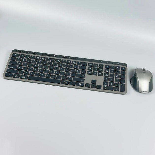 Бездротовий набір клавіатура мишка 2в1 2.4G Bluetooth Meetion CW330 чорний - зображення 4