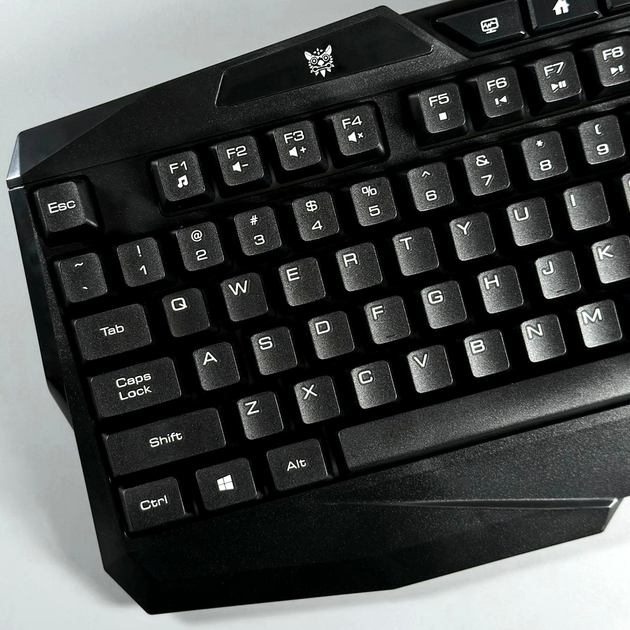 Ігровий комплект клавіатура миша килимок мультимедійні клавіші USB Onikuma TZ3006 чорний - зображення 6