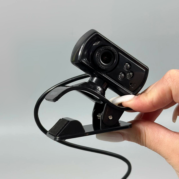 Вебкамера HD 720p USB 2.0 с микрофоном для видеосвязи Meetion CAM500 черный - изображение 5