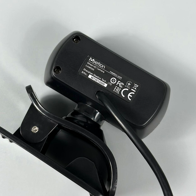 Вебкамера HD 720p USB 2.0 с микрофоном для видеосвязи Meetion CAM500 черный - изображение 6