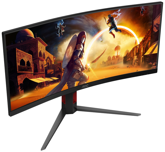 Монітор 34" AOC CU34G4 2K VA 180 Гц (102451170) - зображення 2