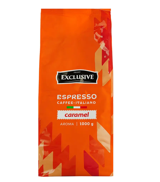 Кофе в зернах Виденский кофе Primo Exclusive Caramel 1 кг 100% арабика средней обжарки ароматизированный карамель для кофемашины турки френч пресса пуровера - изображение 6