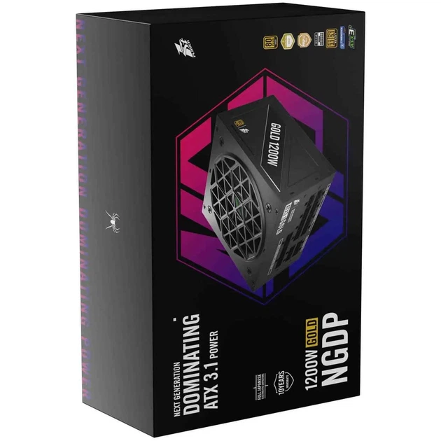 Блок живлення 1stPlayer HA-1200BA4 1200W 80+ Gold (NGDP-GLD-1200-BK-EU) Black - зображення 5