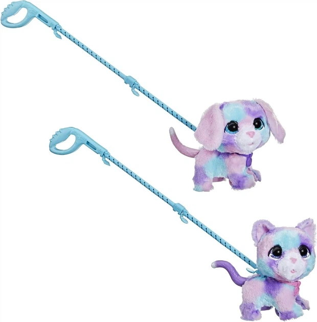 Интерактивный набор игрушек furReal Walkalots Big Wags «Котон и Кенди» (щенка и котенок) Hasbro (F2603) - Фото 4 Интерактивный набор игрушек furReal Walkalots Big Wags «Котон и Кенди» (щенка и котенок) Hasbro (F2603) - изображение 4